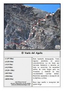croquis cara norte del veleta el vuelo del aguila