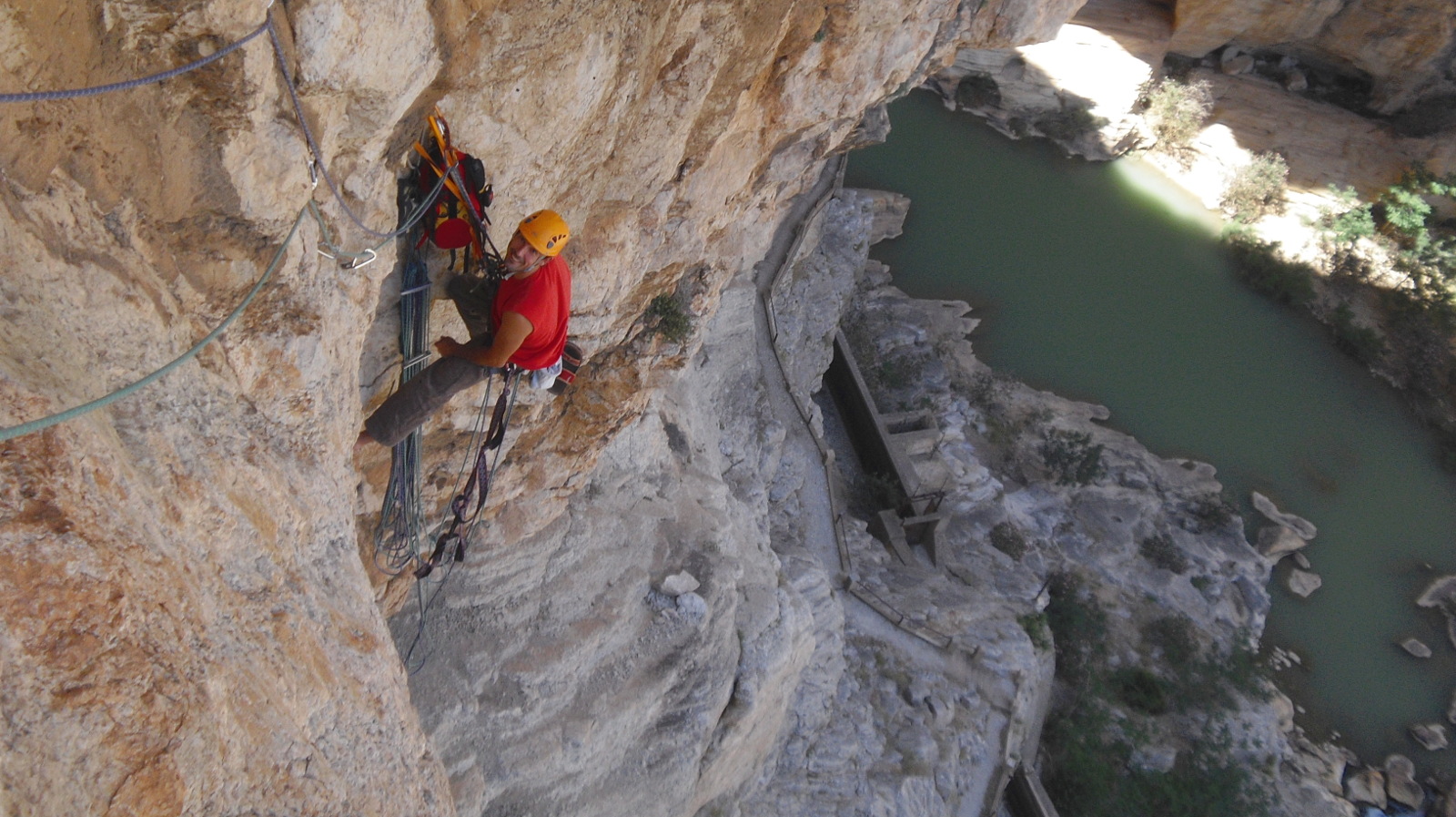 curso de escalada en el chorro